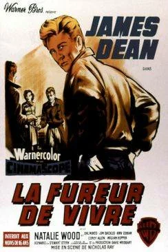 poster film La Fureur de vivre (Rebel Without a Cause)