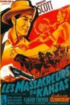 poster film Les Massacreurs du Kansas (The Stranger Wore a Gun)