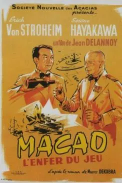 poster film Macao, l'enfer du jeu